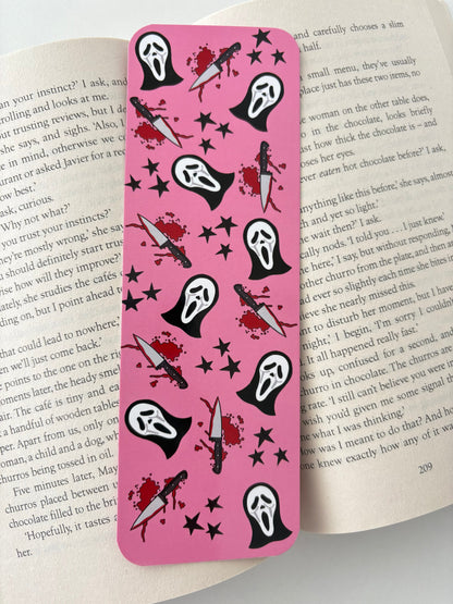 Ghost face bookmark, Casper bookmark