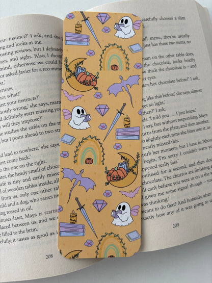 Haunted by fantasy reads bookmark, fantasy pattern bookmark