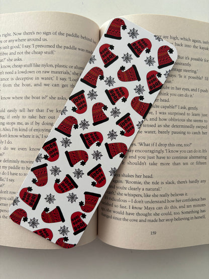 Creepmas ghost face bookmark , Creepmas hats bookmark