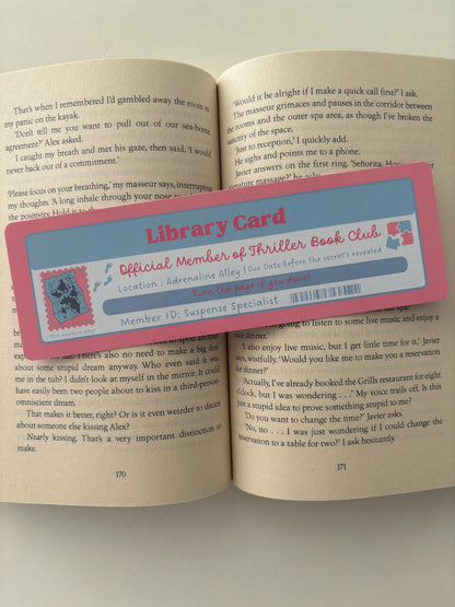 Pack of 21 All the tropes library card bookmark bundle