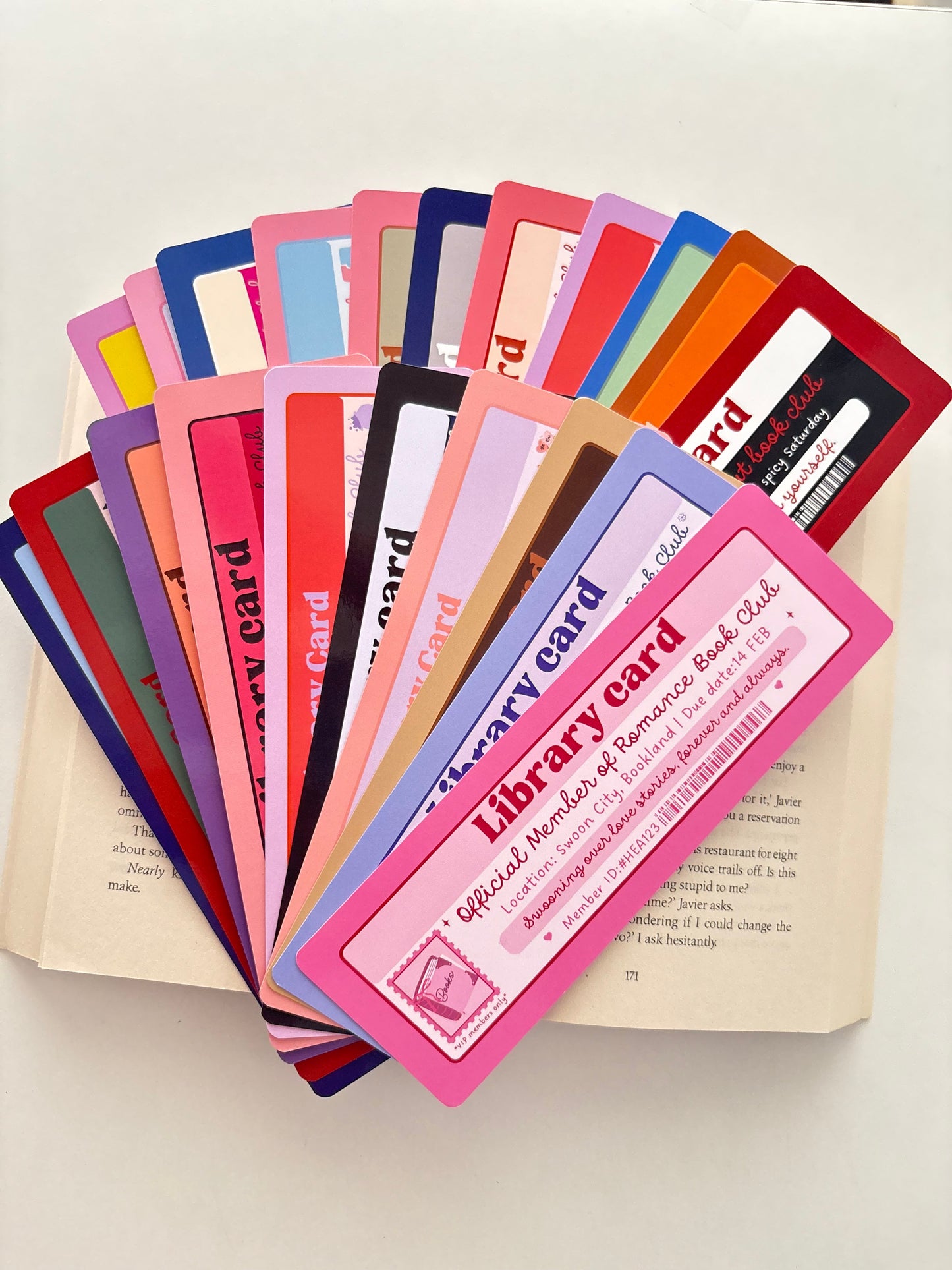 Pack of 21 All the tropes library card bookmark bundle