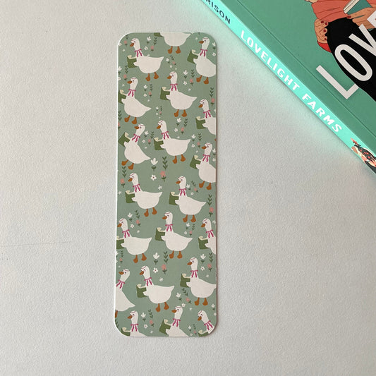 Silly Goose Bookmark,Silly Goose with Book Addiction Bookmark
