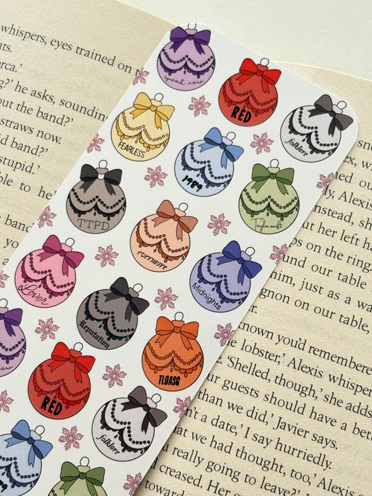 Christmas swiftíe bookmark , Christmas TS bookmark