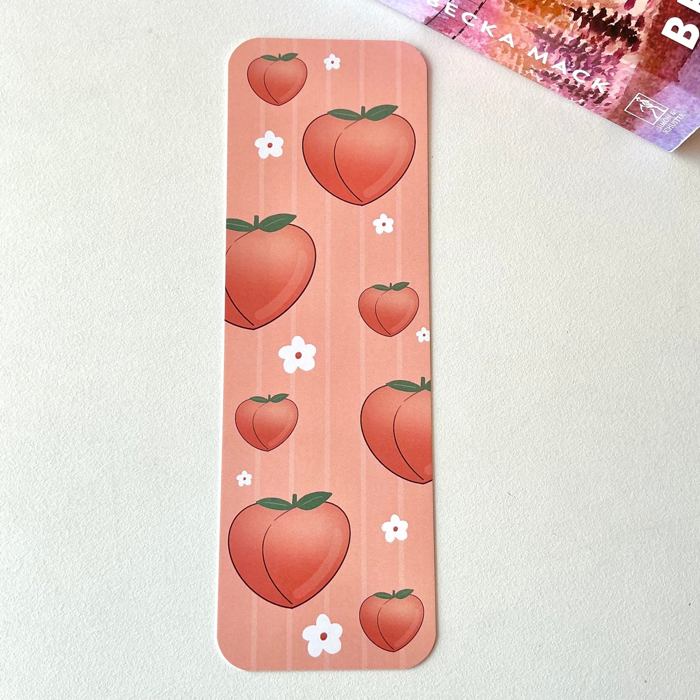 Feeling fruity bookmarks, fruity and floral bookmarks 🍑🍉🍓🍒🍋 (pack of 6)