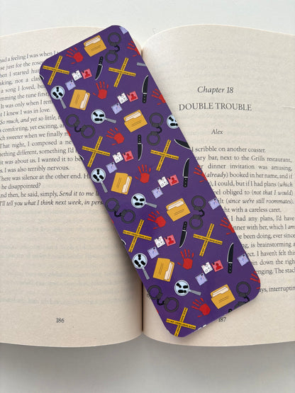 In my true crime era bookmark, Certified true crime girlie bookmark, Just a girl who reads crime bookmark