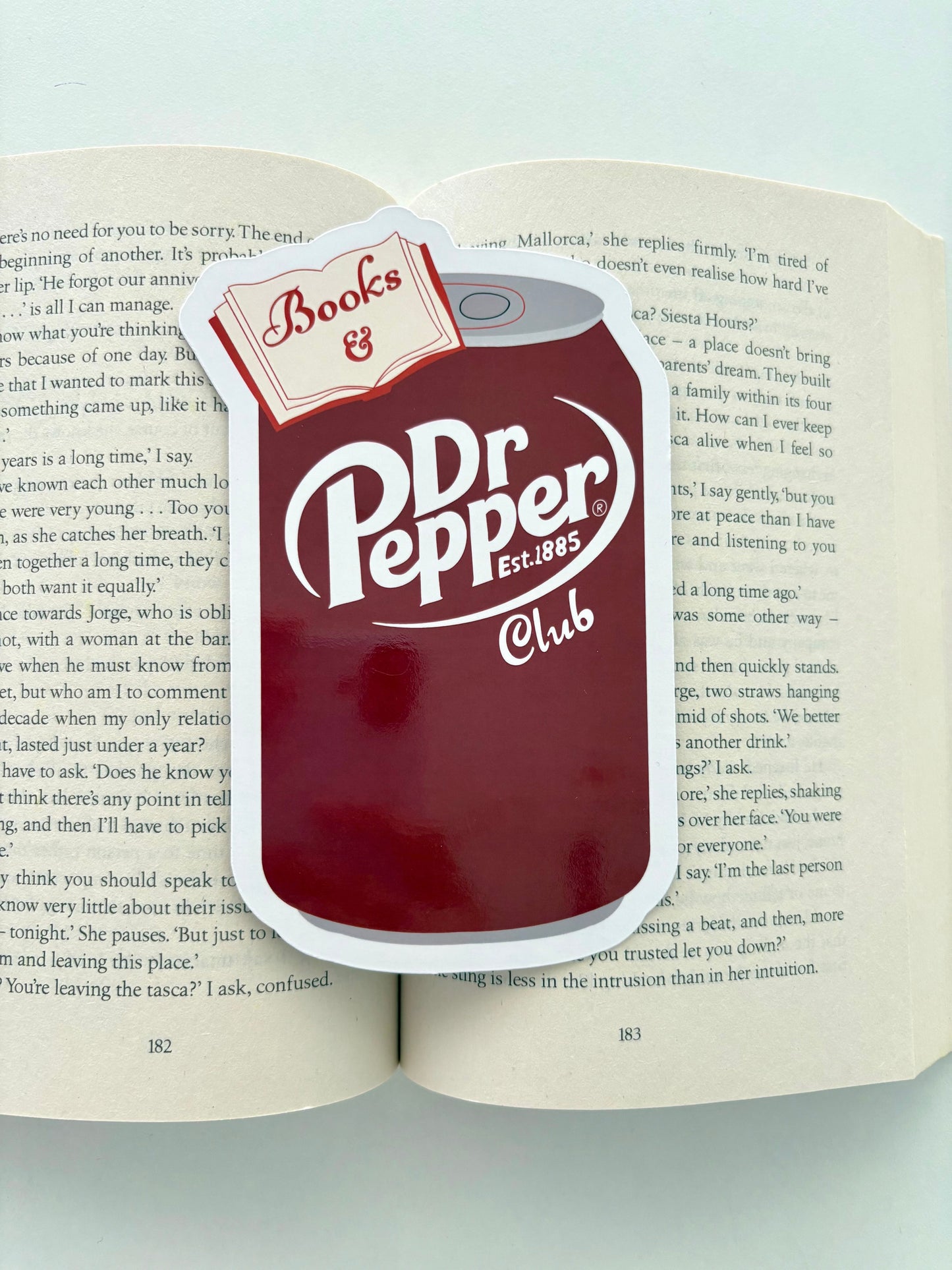 Books and Dr Péppèr Die Cut Bookmark