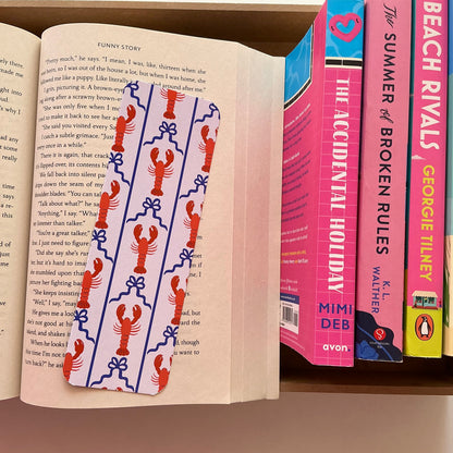 Flamingo Bookmark, Coastal Lobster Bookmark