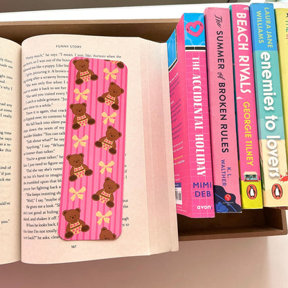 Teddy Bear Bookmark, Bunny Bookmark