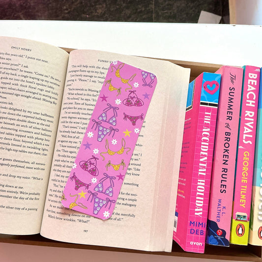 Swimsuit pattern bookmark