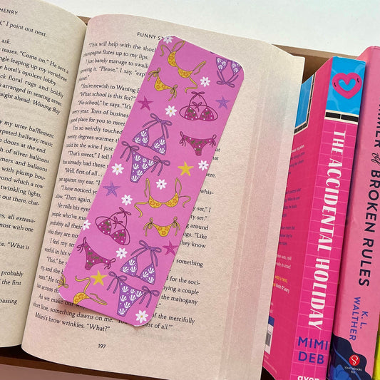 Swimsuit pattern bookmark