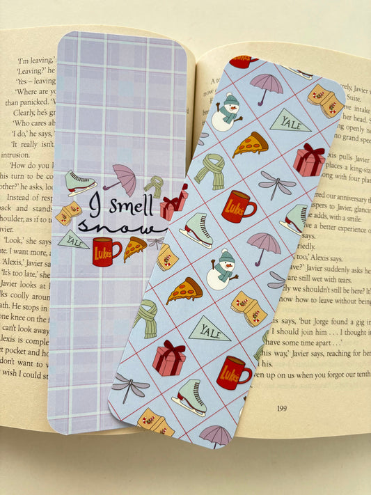 Stars Hollow bookmark, I smell snow bookmark