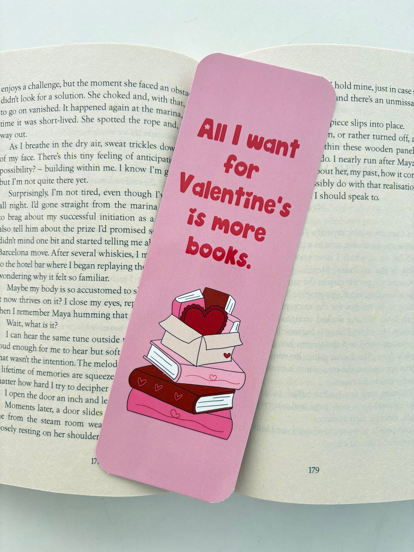 Even Cupid Reads Bookmark, All I Want for Valentines Bookmark, Just a girl Bookmark