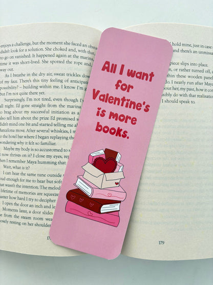 Even Cupid Reads Bookmark, All I Want for Valentines Bookmark, Just a girl Bookmark
