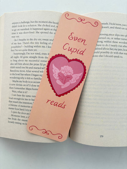 Even Cupid Reads Bookmark, All I Want for Valentines Bookmark, Just a girl Bookmark