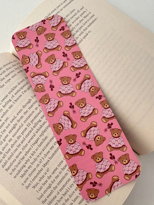 Valentine Teddy Bear Bookmark