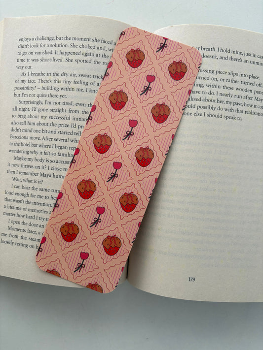 Love Bug Bookmark, Chocolate Strawberry Bookmark