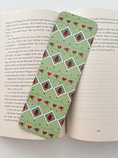 Love Bug Bookmark, Chocolate Strawberry Bookmark