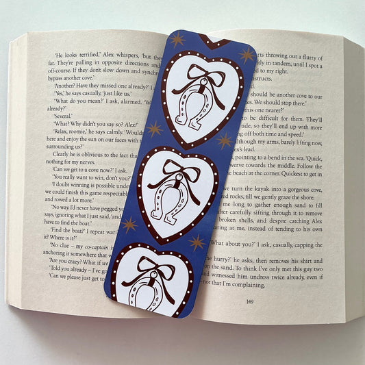 Cowboy romance bookmark, Romance novels bookmark