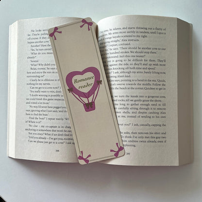 Romance reader bookmark, Breaking news bookmark