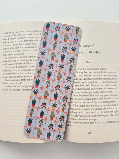 Coquette Cottagecore Picnic bookmark, Lace Silly goose Bookmark, Coquette Plants Bookmark