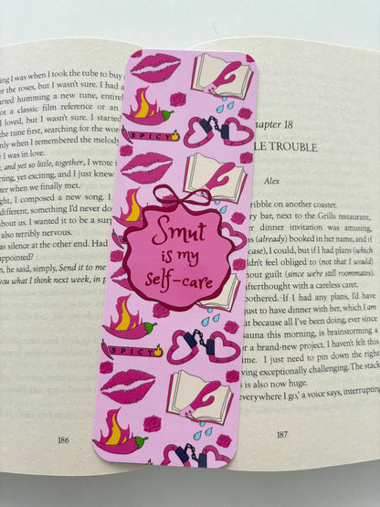 Spicy literature is my thing bookmark, Smut is my self care bookmark, Certified smut reader bookmark, I like it spicy bookmark