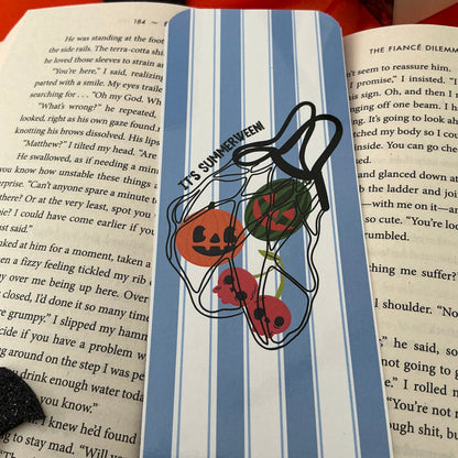 Summerween tote bookmark, Summerween cookies bookmark