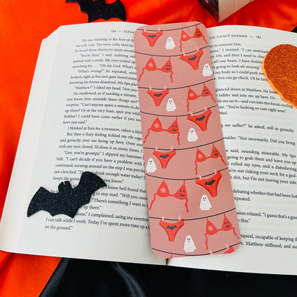 Spooky bikini bookmark