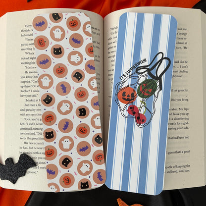 Summerween tote bookmark, Summerween cookies bookmark