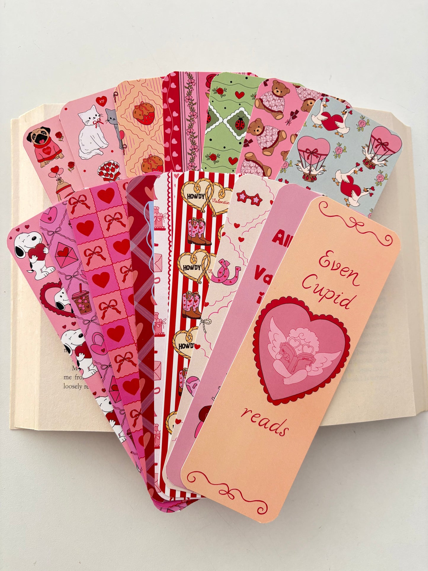 Valentine Bookmark Bundle (pack of 16)