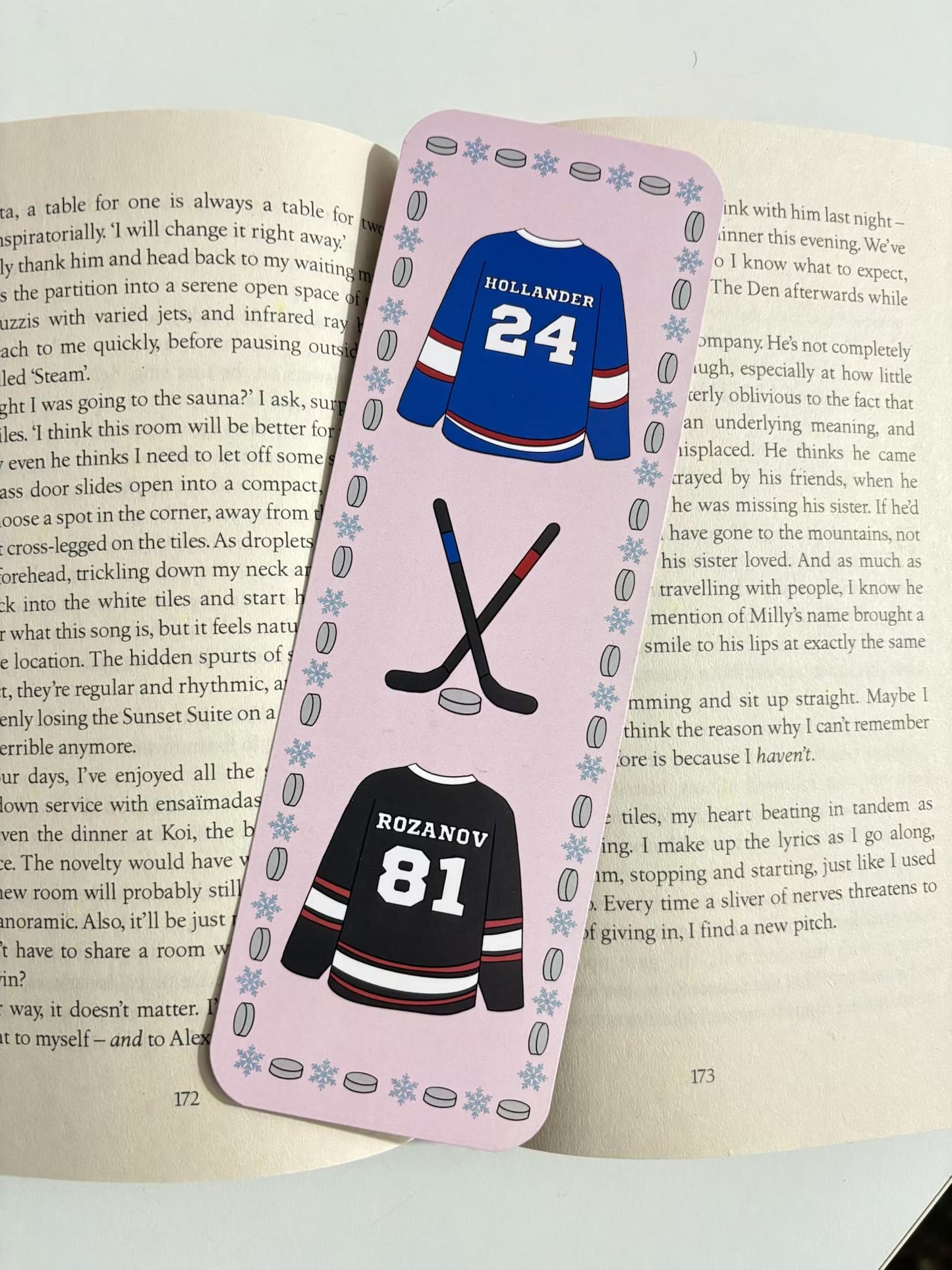 Héated Rìvalry bookmarks (pack of 3)