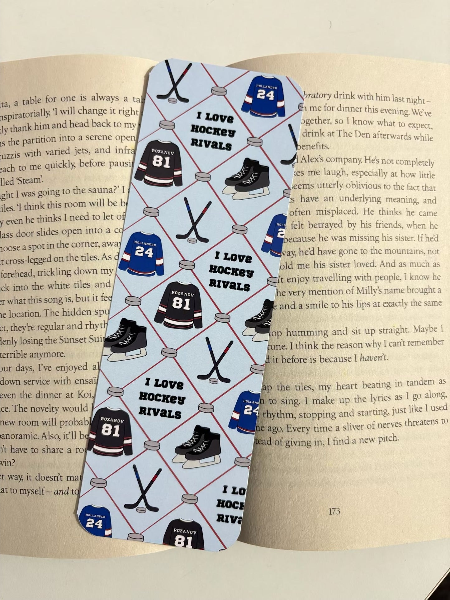 Héated Rìvalry bookmarks (pack of 3)