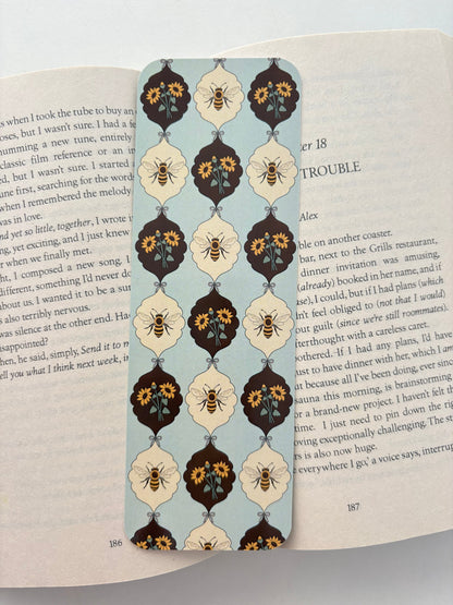 Bees and sunflowers bookmark, Bambi bookmark