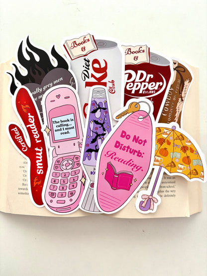 Die-cut bookmark bundle (pack of 9)