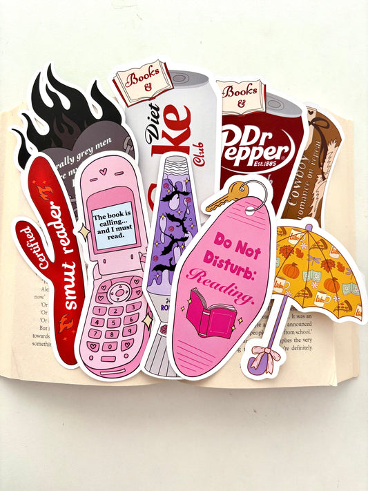 Die-cut bookmark bundle (pack of 9)