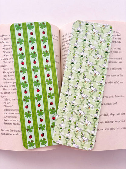 Clover bug bookmark, St. Patrick’s Silly goose bookmark