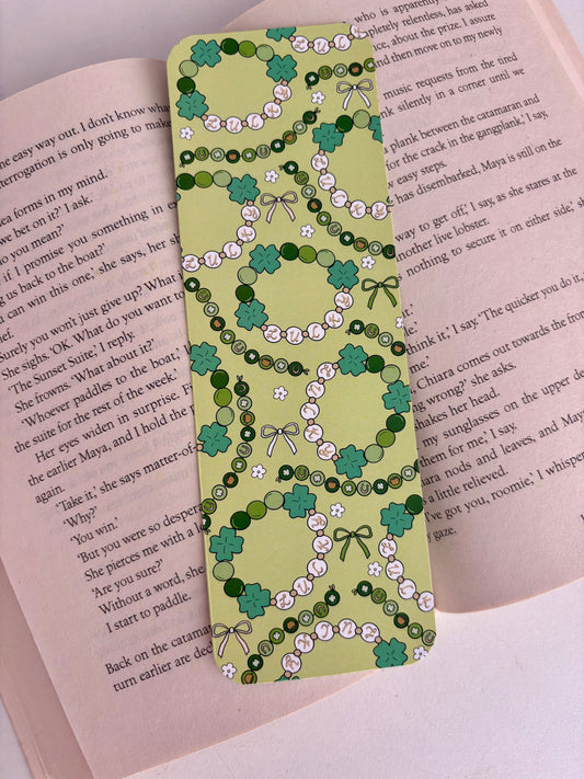 St. Patrick’s lucky bracelet bookmark