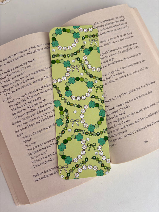 St. Patrick’s lucky bracelet bookmark
