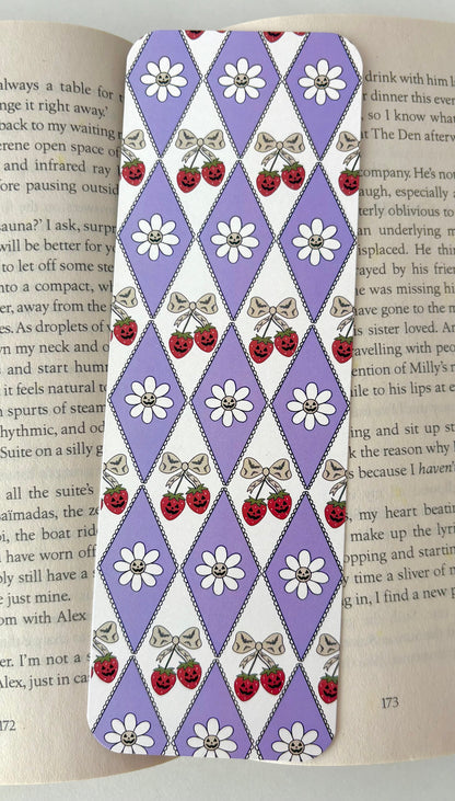 Spooky Strawberry Patch Bookmark