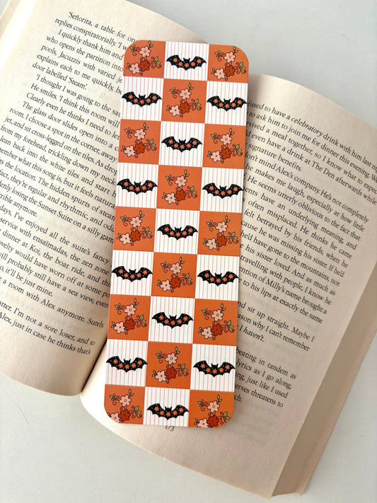 Floral Bats Bookmark
