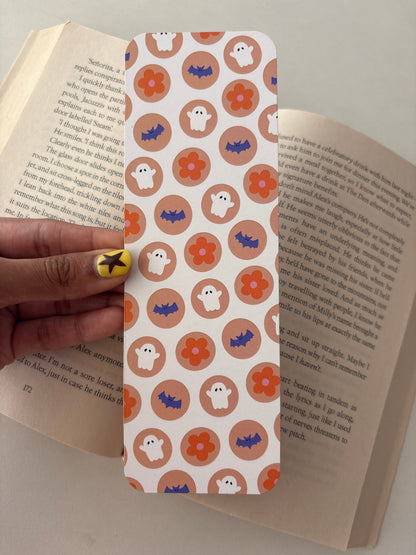Springoween Cookies Pattern Bookmark