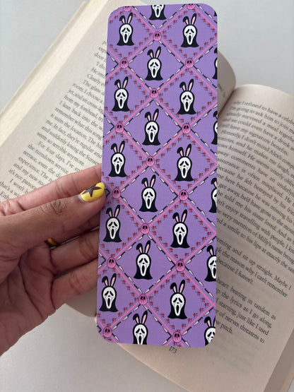 Spring Ghost Face Bookmark