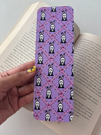 Spring Ghost Face Bookmark