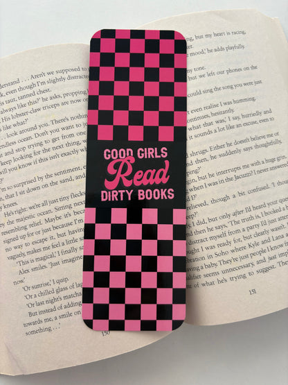I don’t watch bookmark, Good girls read bookmark, Give me some spice bookmark, i like my coffee icy bookmark, Smutty reading in progress bookmark