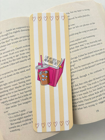 I don’t watch bookmark, Good girls read bookmark, Give me some spice bookmark, i like my coffee icy bookmark, Smutty reading in progress bookmark